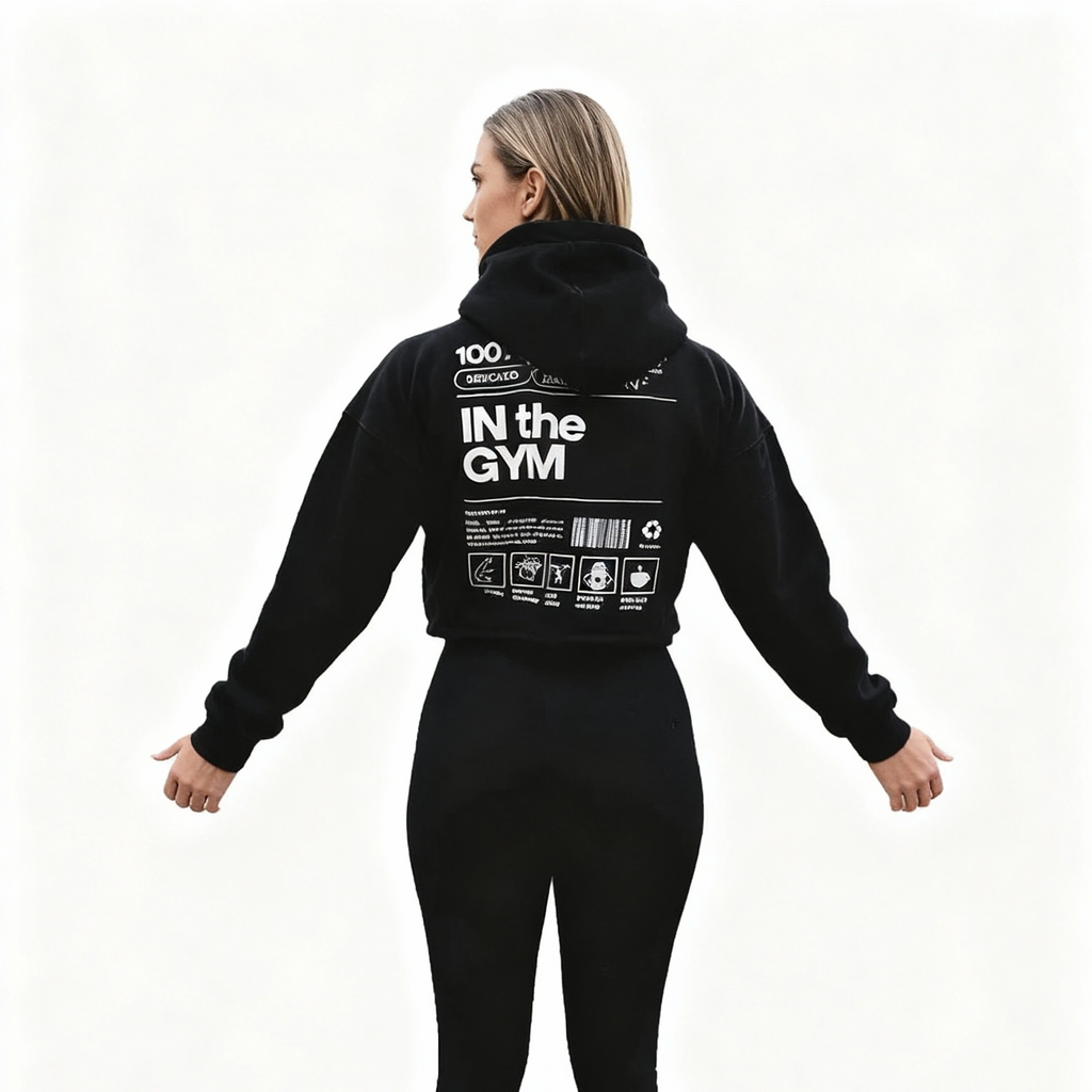 NF Oversized Cropped Hoodie