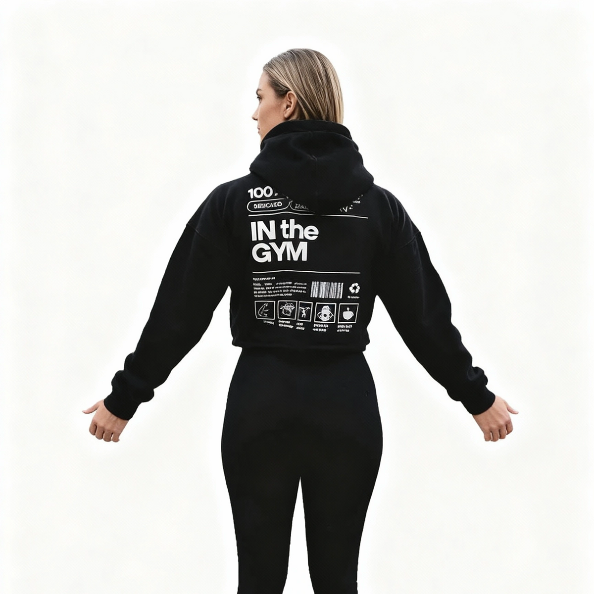 NF Oversized Cropped Hoodie