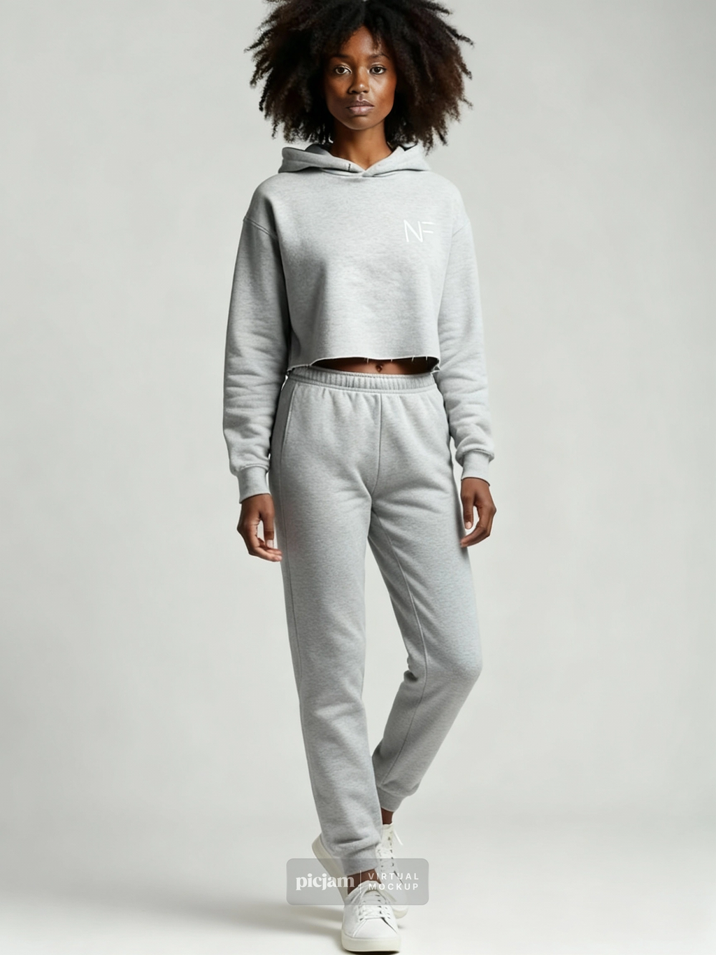 NF Oversized Cropped Hoodie