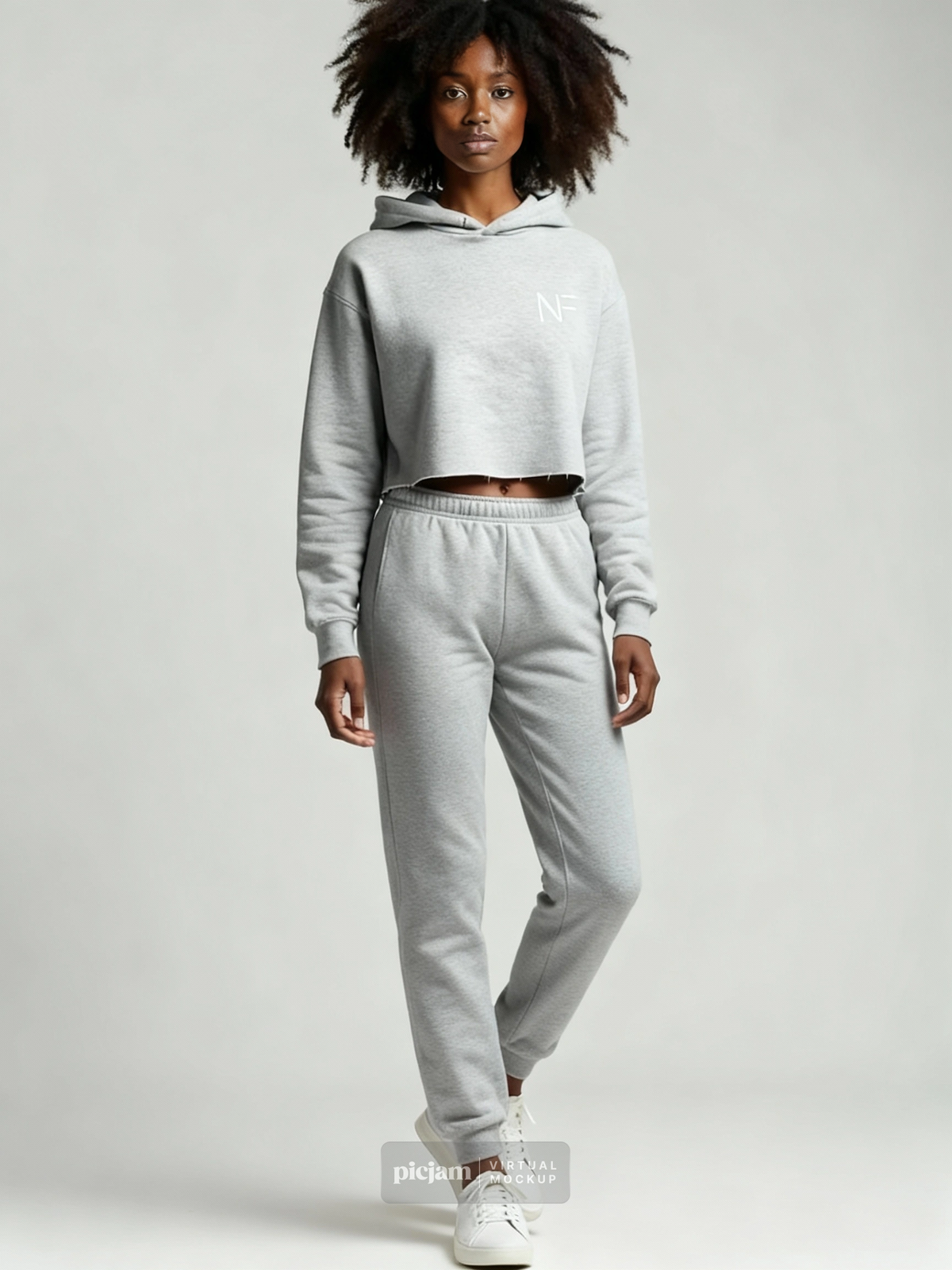 NF Oversized Cropped Hoodie