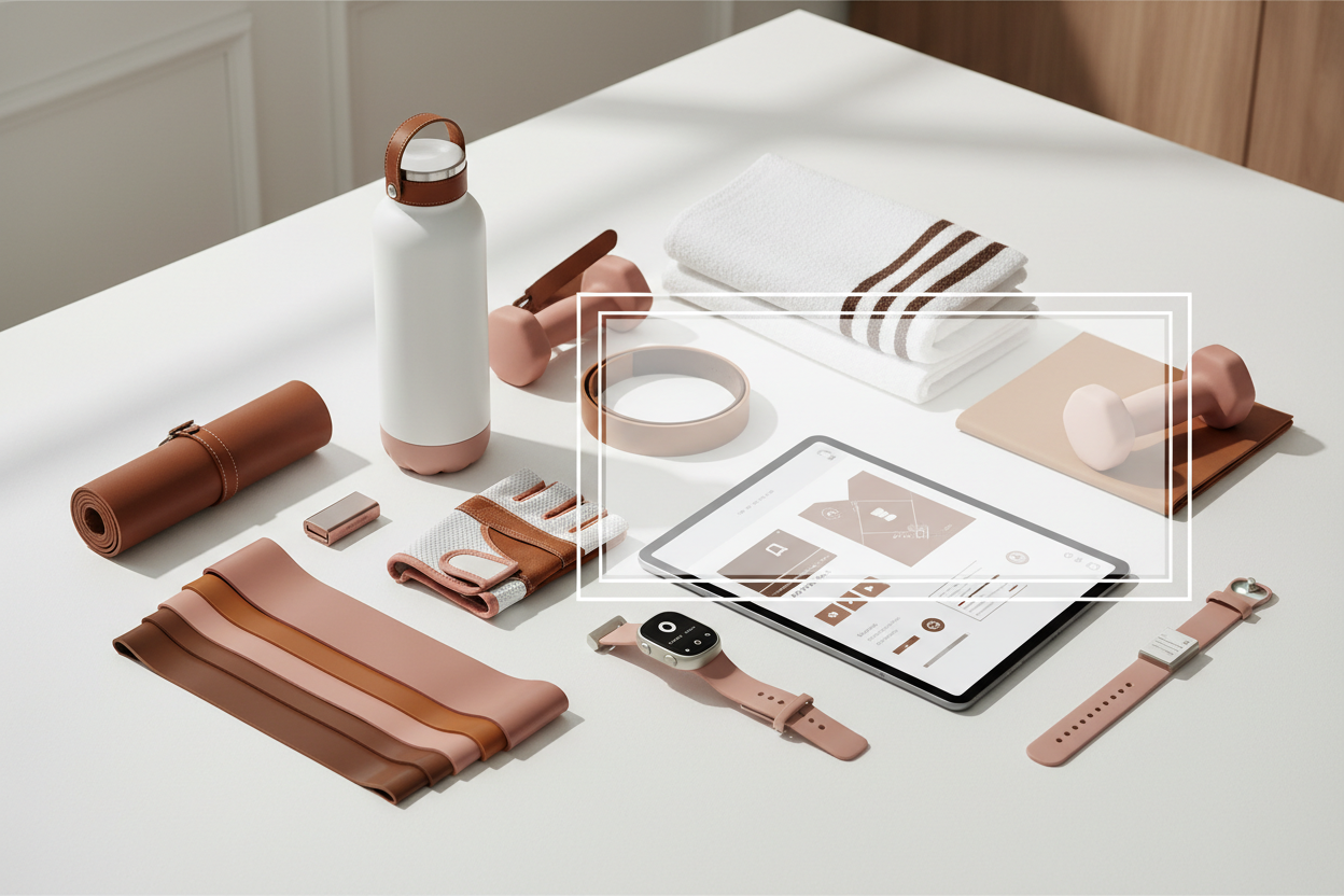 change color scheme to white, brown, and nude pink