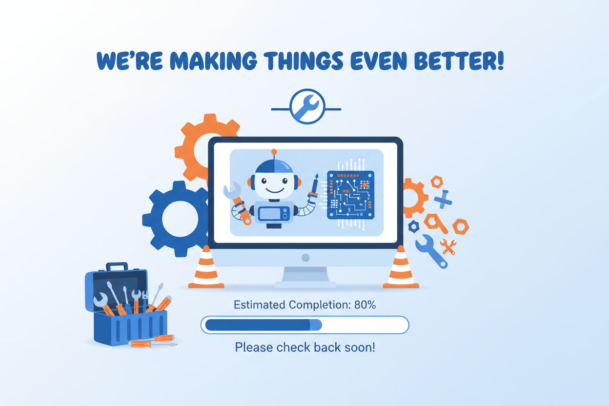 website being repaired